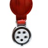 Gewiss mobile Steckdose 3P+N+E 16A IP44 rot 380V GW62009H Gewiss mobile Steckdose 3P+N+E 16A IP44 rot 380V GW62009H