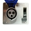 Legrand Einbausteckdose mit Verriegelung 2P+E 2X16A+E 230V IP44 057300 Legrand Einbausteckdose mit Verriegelung 2P+E 2X16A+E 230V IP44 057300