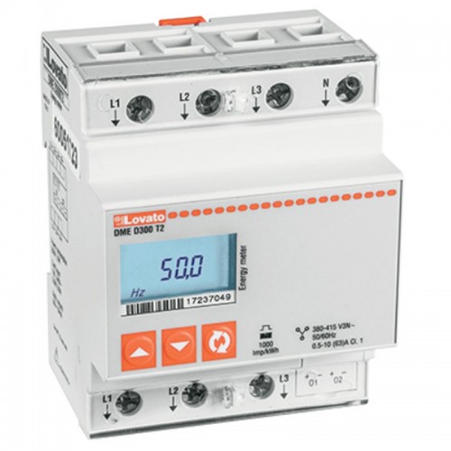 Zähler LOVATO-energie-digital dreiphasig mit neutral DMED300T2 Zähler LOVATO-energie-digital dreiphasig mit neutral DMED300T2