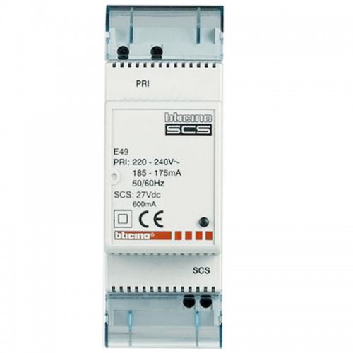 BTICINO MY HOME Kompaktes Netzteil für Automatisierungs- und Thermoregelungssysteme E49 BTICINO MY HOME Kompaktes Netzteil für Automatisierungs- und Thermoregelungssysteme E49