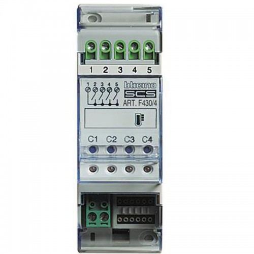 BTICINO MY HOME SCS - Temperaturregler mit 4 Relais F430/4 BTICINO MY HOME SCS - Temperaturregler mit 4 Relais F430/4