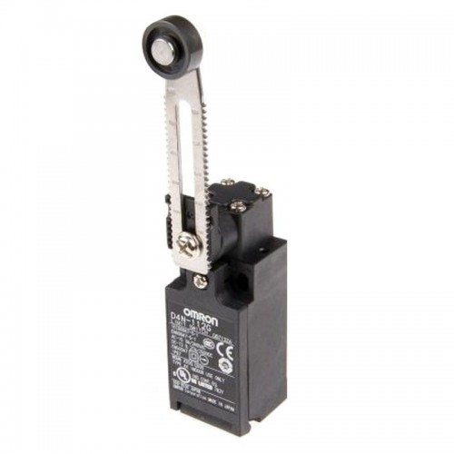 Omron Endschalter mit verstellbarem Arm und Rolle NO+NC D4N112G-17014000 Omron Endschalter mit verstellbarem Arm und Rolle NO+NC D4N112G-17014000