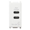 Vimar Plana USB-Netzteil 5V 3A 1 Modul weiß 14292.CC Vimar Plana USB-Netzteil 5V 3A 1 Modul weiß 14292.CC