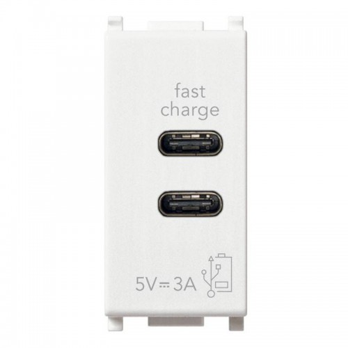 Vimar Plana USB-Netzteil 5V 3A 1 Modul weiß 14292.CC Vimar Plana USB-Netzteil 5V 3A 1 Modul weiß 14292.CC