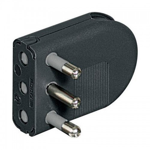 Bticino Raumsparstecker 16A anthrazit verstellbares Kabel S2496TGE Bticino Raumsparstecker 16A anthrazit verstellbares Kabel S2496TGE