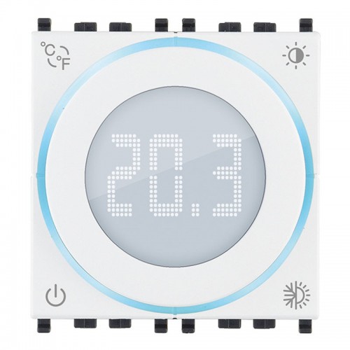 Vimar Drahtlos verbundener Thermostat IoT2M weiß 02973.B Vimar Drahtlos verbundener Thermostat IoT2M weiß 02973.B