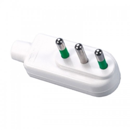 Fanton Italienischer Schutzkontakt-Stecker 2X16A+E weiß 80040 Fanton Italienischer Schutzkontakt-Stecker 2X16A+E weiß 80040