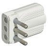 Bticino Platzsparende Ecksteckdose 10A weiß S2465TA Bticino Platzsparende Ecksteckdose 10A weiß S2465TA