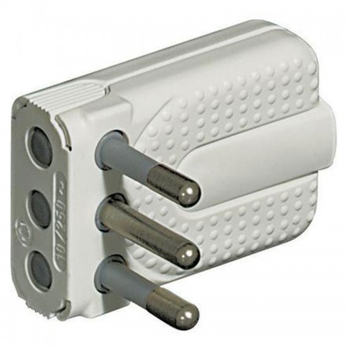 Platzsparender Stecker Bticino Corner 10A 2P S2465TAE Platzsparender Stecker Bticino Corner 10A 2P S2465TAE