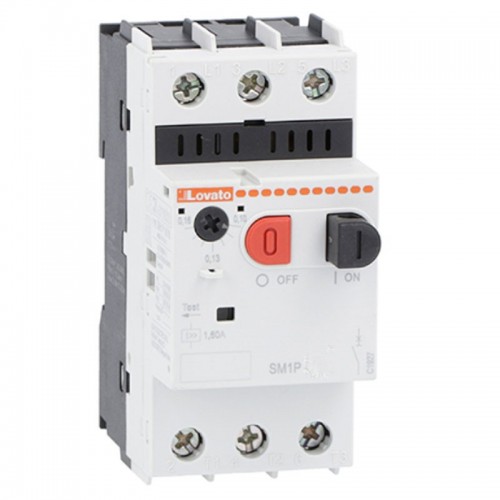 Lovato Motorschutzschalter A 400V 100kA 4 bis 6,5A SM1P0650 Lovato Motorschutzschalter A 400V 100kA 4 bis 6,5A SM1P0650