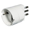 Bticino Adapter 1 deutsche Steckdose und 10A Stecker weiß S3623DE Bticino Adapter 1 deutsche Steckdose und 10A Stecker weiß S3623DE