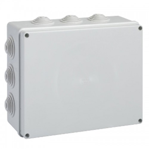 Schneider IP55 Abzweigdose 240X190X90 mit Tüllen SL03735 Schneider IP55 Abzweigdose 240X190X90 mit Tüllen SL03735