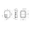 Gewiss Außenbox mit IP55 Gummis 240x190x90 GW44008 Gewiss Außenbox mit IP55 Gummis 240x190x90 GW44008