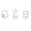 Gewiss Außenbox mit hohem Deckel IP56 190x140x140 GW44417 Gewiss Außenbox mit hohem Deckel IP56 190x140x140 GW44417