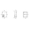 Gewiss Außenbox mit transparentem Deckel 240x190x90 GW44428 Gewiss Außenbox mit transparentem Deckel 240x190x90 GW44428