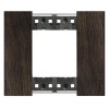 Bticino Living Now Platte 2 Module Farbe Holznussbaum KA4802LG Bticino Living Now Platte 2 Module Farbe Holznussbaum KA4802LG