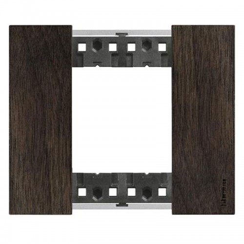 Bticino Living Now Platte 2 Module Farbe Holznussbaum KA4802LG Bticino Living Now Platte 2 Module Farbe Holznussbaum KA4802LG