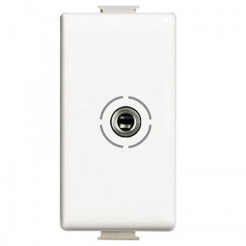 Audio-Video-Stecker Bticino Matix weiße Buchse 3,5 AM4280 Audio-Video-Stecker Bticino Matix weiße Buchse 3,5 AM4280