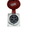 Schneider Industrie-Unterputzdose 3X16A+NT 400V rot PKY16F435 Schneider Industrie-Unterputzdose 3X16A+NT 400V rot PKY16F435