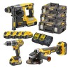 KIT DeWALT Bohrschrauber Schleifer 18V XR 5.0Ah DCK353P4T-IT KIT DeWALT Bohrschrauber Schleifer 18V XR 5.0Ah DCK353P4T-IT