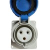 Palazzoli CEE-Industriesteckdose für Schaltschrank 2P+E 32A 230V IP66 Palazzoli CEE-Industriesteckdose für Schaltschrank 2P+E 32A 230V IP66