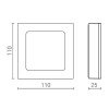 Goccia Stamp Vetro LED-Wandleuchte für den Außenbereich 6W 3000K weiß 5331BI3K Goccia Stamp Vetro LED-Wandleuchte für den Außenbereich 6W 3000K weiß 5331BI3K