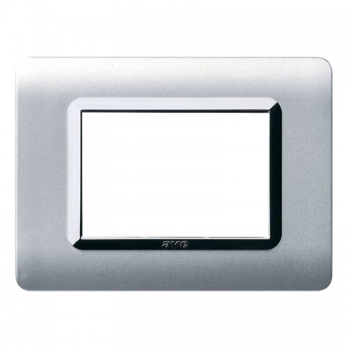 Ave Technopolymer Platte Sistema 44 Aluminium naturchrom Rahmen 3 Module 44PY03ALS Ave Technopolymer Platte Sistema 44 Aluminium naturchrom Rahmen 3 Module 44PY03ALS