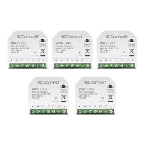 Comelit WLAN Smart Home Kit für Lichtmanagement 2 Ausgänge 5A WKIT520L Comelit WLAN Smart Home Kit für Lichtmanagement 2 Ausgänge 5A WKIT520L