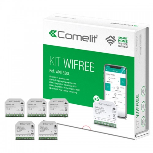 Comelit WLAN Smart Home Kit für Lichtmanagement 2 Ausgänge 5A WKIT520L Comelit WLAN Smart Home Kit für Lichtmanagement 2 Ausgänge 5A WKIT520L