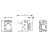 Siemens roter flacher Knopf 22mm 1NC 3SU11500AB201CA0 Siemens roter flacher Knopf 22mm 1NC 3SU11500AB201CA0