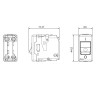 Gewiss System thermisch-magnetischer Schutzschalter 10A GW20435 Gewiss System thermisch-magnetischer Schutzschalter 10A GW20435