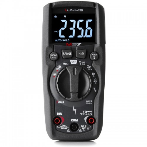 Uniks Auto-Bereich und TRMS-Multimeter mit IP67 M37 Temperatur Uniks Auto-Bereich und TRMS-Multimeter mit IP67 M37 Temperatur