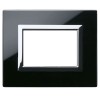 Ave Vera Sistema 44 Abdeckrahmen Glas 3 Module absolut schwarz 44PV3NAL Ave Vera Sistema 44 Abdeckrahmen Glas 3 Module absolut schwarz 44PV3NAL