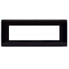 Ave Abdeckrahmen YOUNG44 7 Module schwarz absolut 44PJ07NAL Ave Abdeckrahmen YOUNG44 7 Module schwarz absolut 44PJ07NAL