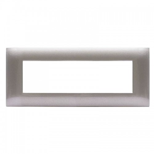 Ave Abdeckrahmen YOUNG44 7 Module metallic grau 44PJ07GM Ave Abdeckrahmen YOUNG44 7 Module metallic grau 44PJ07GM