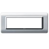 Ave Technopolymer Abdeckrahmen Sistema 44 Aluminium natur verchromt 7 Module 44PY07ALS Ave Technopolymer Abdeckrahmen Sistema 44 Aluminium natur verchromt 7 Module 44PY07ALS