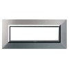 Ave Abdeckrahmen Zama Sistema 44 Metall 7 Module natürliches Aluminium 44P97ALS Ave Abdeckrahmen Zama Sistema 44 Metall 7 Module natürliches Aluminium 44P97ALS