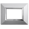 Ave Abdeckrahmen Zama Sistema 44 Metall 3 Module natürliches Aluminium 44P93ALS Ave Abdeckrahmen Zama Sistema 44 Metall 3 Module natürliches Aluminium 44P93ALS