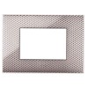 Ave Abdeckrahmen YOUNG44 Farbe hell anthrazit 3 Module 44PJ03CBC/3D Ave Abdeckrahmen YOUNG44 Farbe hell anthrazit 3 Module 44PJ03CBC/3D