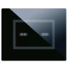 Ave Touch Abdeckrahmen aus Glas 3 Module für 2 Steuerungen Schwarz poliert 44PVTC02NAL Ave Touch Abdeckrahmen aus Glas 3 Module für 2 Steuerungen Schwarz poliert 44PVTC02NAL