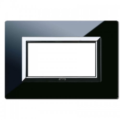 Ave Vera Abdeckrahmen Glass Sistema 44 4 Module absolut schwarz 44PV4NAL Ave Vera Abdeckrahmen Glass Sistema 44 4 Module absolut schwarz 44PV4NAL