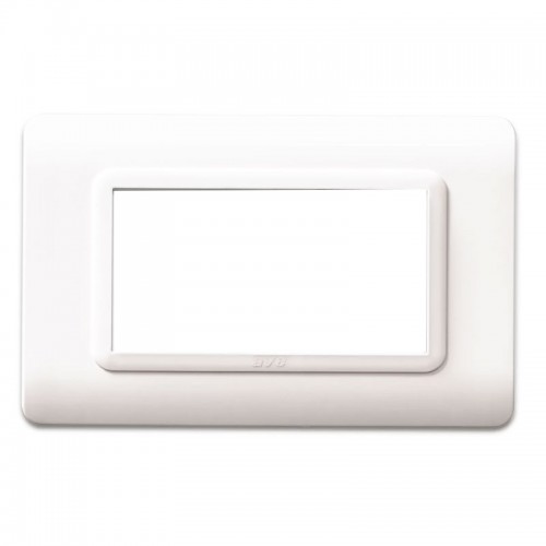 Ave Technopolymer Abdeckrahmen Sistema 44 weiß 4 Module 44PY04B Ave Technopolymer Abdeckrahmen Sistema 44 weiß 4 Module 44PY04B