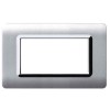 Ave Technopolymer Abdeckrahmen Sistema 44 natürlich Aluminium verchromt 4 Module 44PY04ALS Ave Technopolymer Abdeckrahmen Sistema 44 natürlich Aluminium verchromt 4 Module 44PY04ALS