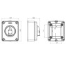 Gewiss HP 4X32A Drehbarer Wandschalter IP65 GW70406P Gewiss HP 4X32A Drehbarer Wandschalter IP65 GW70406P
