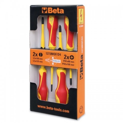 Beta Satz 4 Schraubendreher 1272/1274 SLIM BG MQF/D4 012730604 Beta Satz 4 Schraubendreher 1272/1274 SLIM BG MQF/D4 012730604