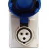 Palazzoli CEE-Industriesteckdose mit Verriegelung 2P+E 16A 230V IP67-Sicherung Palazzoli CEE-Industriesteckdose mit Verriegelung 2P+E 16A 230V IP67-Sicherung