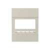 Perry Frontplatte für Bticino Living Now kompatible Thermostate Sand 1PAF002NS