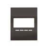 Perry Abdeckung für Bticino Living Now kompatible Thermostate Schwarz 1PAF002NA Perry Abdeckung für Bticino Living Now kompatible Thermostate Schwarz 1PAF002NA