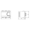 Perry Uhrenthermostat für den Einbau 230V weiß 1TITE301/MC Perry Uhrenthermostat für den Einbau 230V weiß 1TITE301/MC