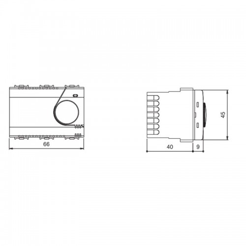 Perry Uhrenthermostat für den Einbau 230V weiß 1TITE301/MC Perry Uhrenthermostat für den Einbau 230V weiß 1TITE301/MC
